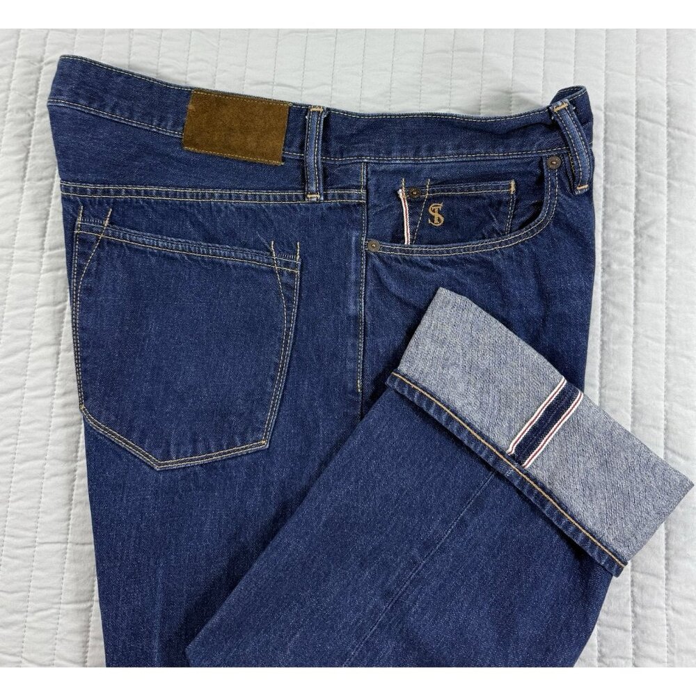 Todd Snyder Mens Selvedge Jeans 12.5oz Cotton Denim Classic Fit Size 38x31